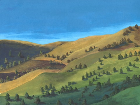 Golden Hillsides II