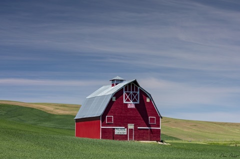 Red Palouse Barn I