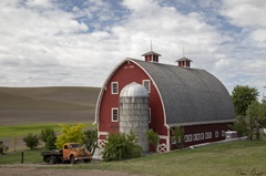 Truck and Palouse Barn