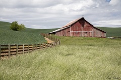 Barn by the Fence