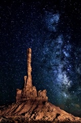 A Totem Pole Night Sky