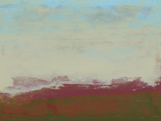 Abstract Magenta Horizon II