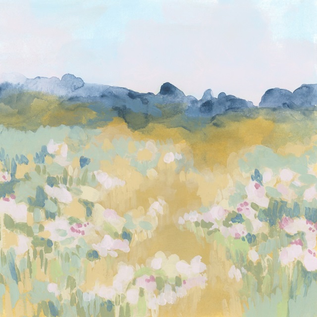 Ochre Flower Field I