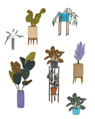 Houseplant Chart I