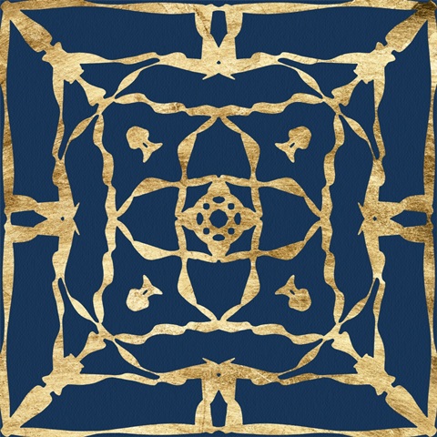 Motif on Blue II