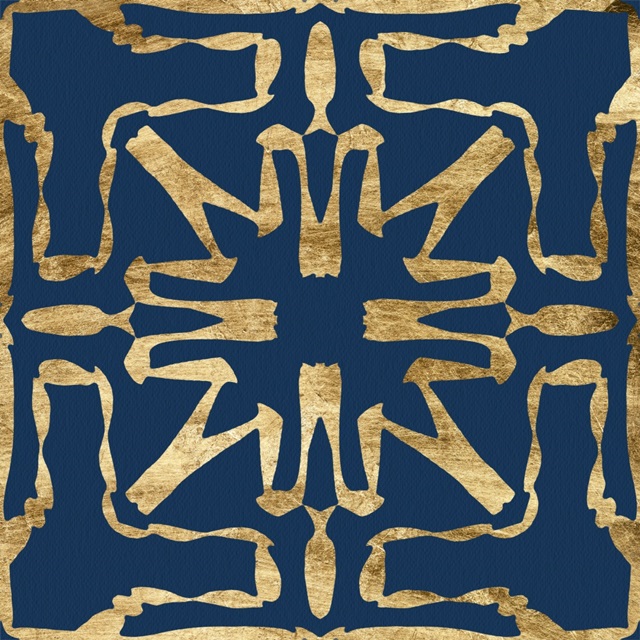 Motif on Blue VII