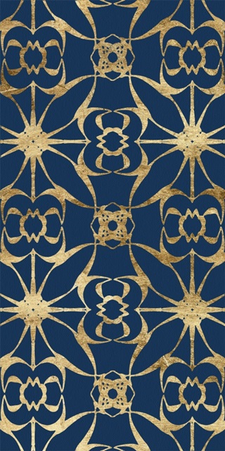 Motif on Blue VIII