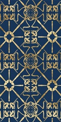 Motif on Blue XII