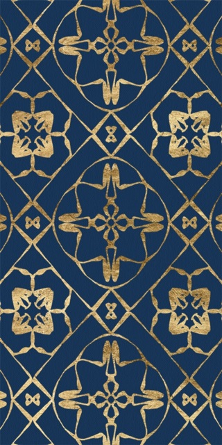 Motif on Blue XIII