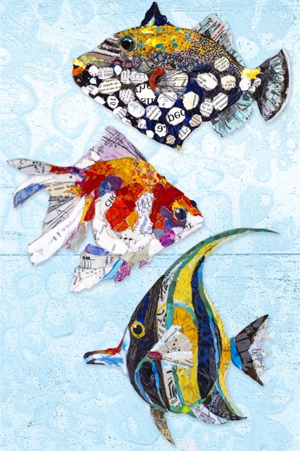 Tropical Fish Collage II