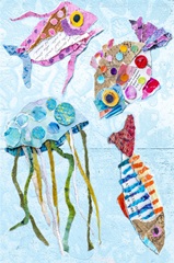 Tropical Fish Collage III