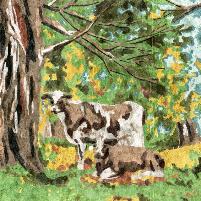 Cows Under a Tree I