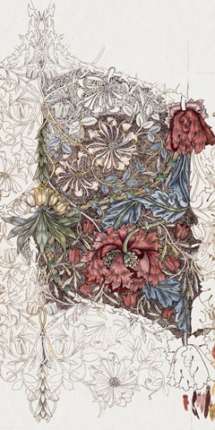 Wm Morris Floral Pattern Studies VI