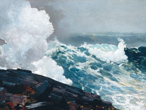 Homer's Crashing Waves III