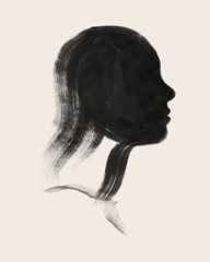 Brushstroke Cameo III