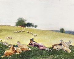 Homer's Sheep Countryside II