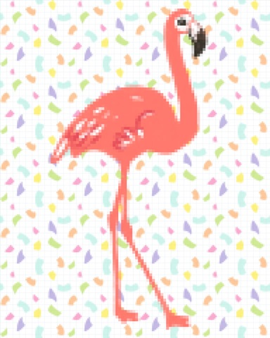 Flamingo Pixel Party II
