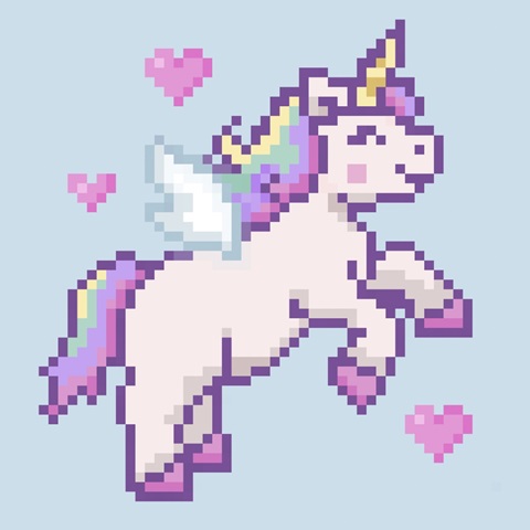 Pixel Unicorn I