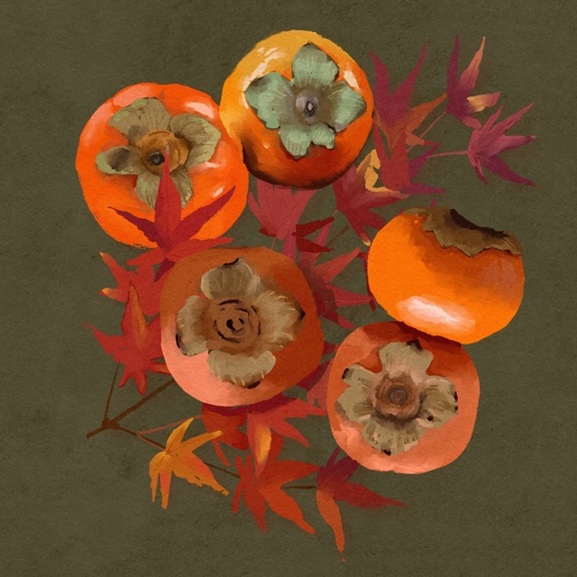 Persimmons and Maple I