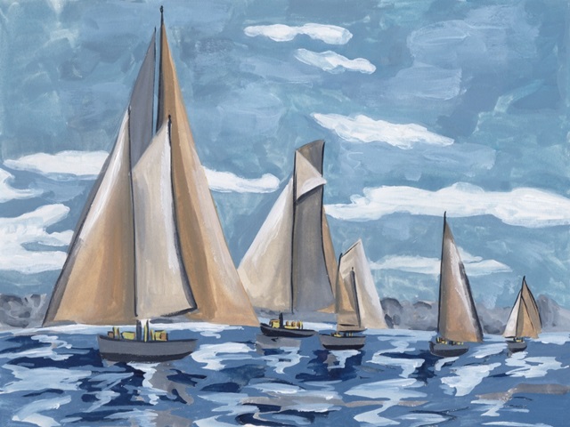 Boats at Sea I