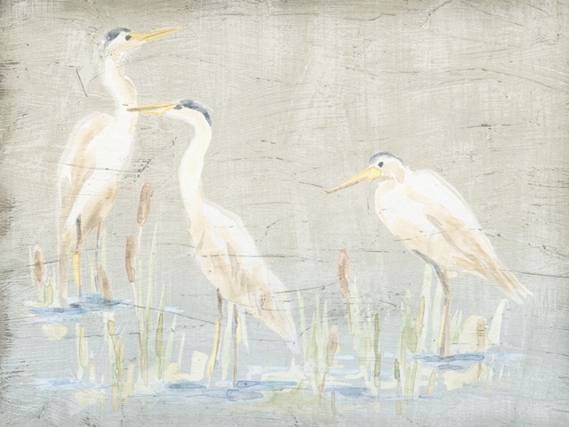 Driftwood Waterbirds I