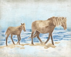 Horses on the Beach I