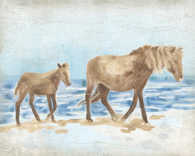 Horses on the Beach I