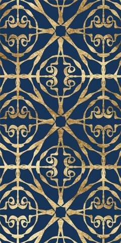 Motif on Blue IX