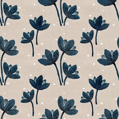 Blue Earth Flowers I