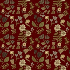 Botanical Motif Pattern I