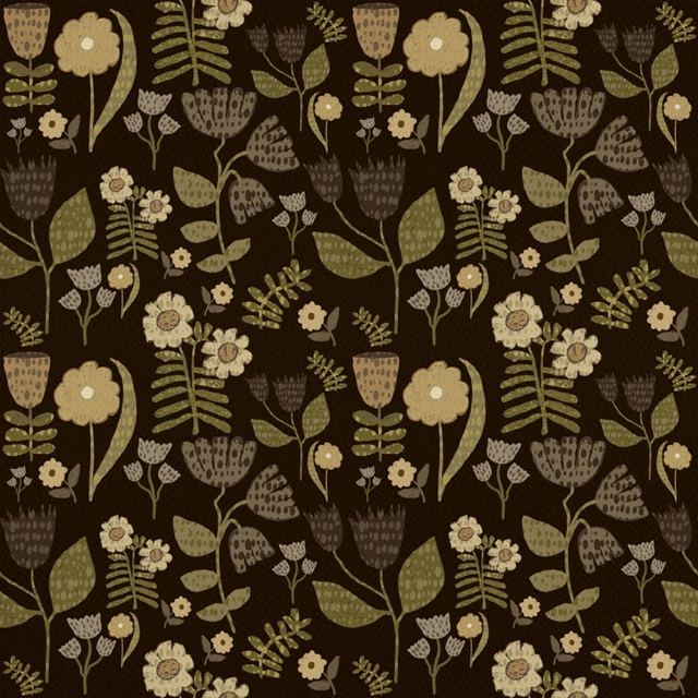 Botanical Motif Pattern III