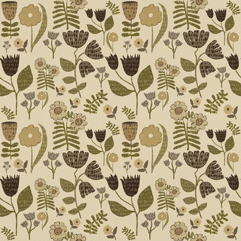 Botanical Motif Pattern IV