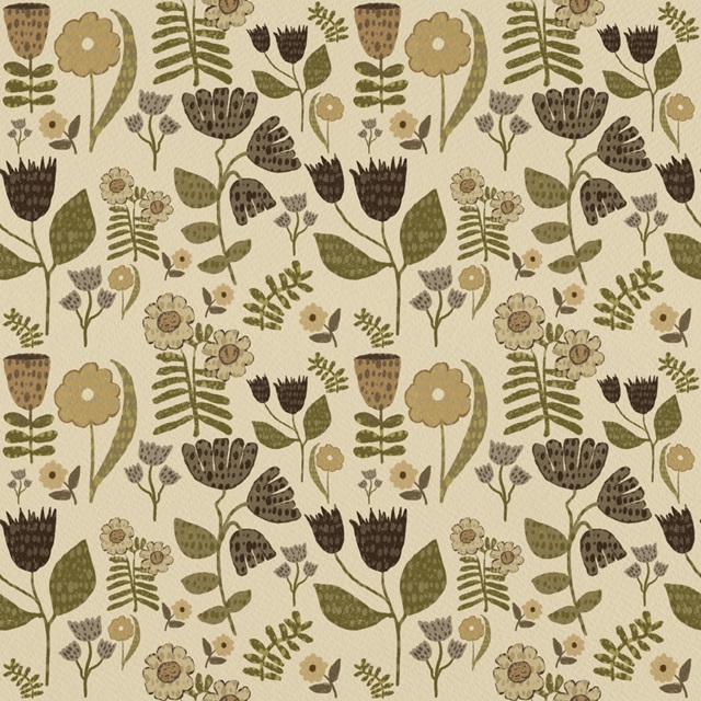 Botanical Motif Pattern IV