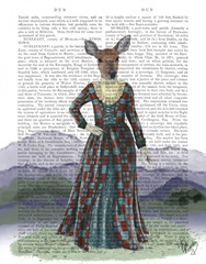 Scottish Deer Lady Elspeth, Full, Book Print