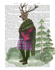 Scottish Deer Sir Shuggy Campbell, Full, Book Print