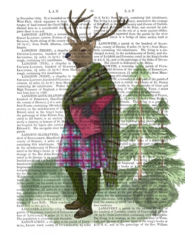 Scottish Deer Sir Shuggy Campbell, Full, Book Print