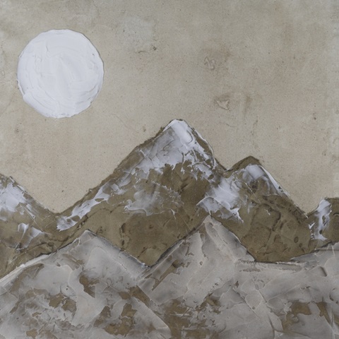 Sepia-toned Mountain I