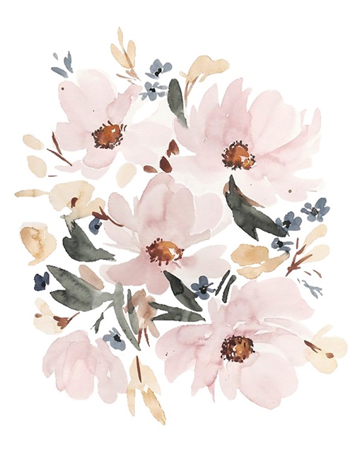 Soft Pink Flowers I