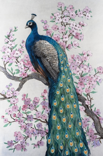 Peacock and Blossom I