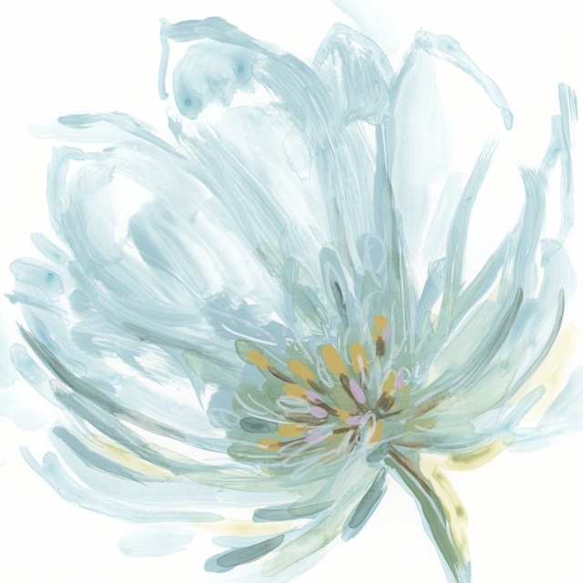 Blue Floral Bloom II