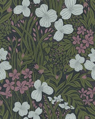 Field of Flowers Green