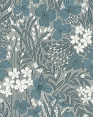 Field of Flowers Blue