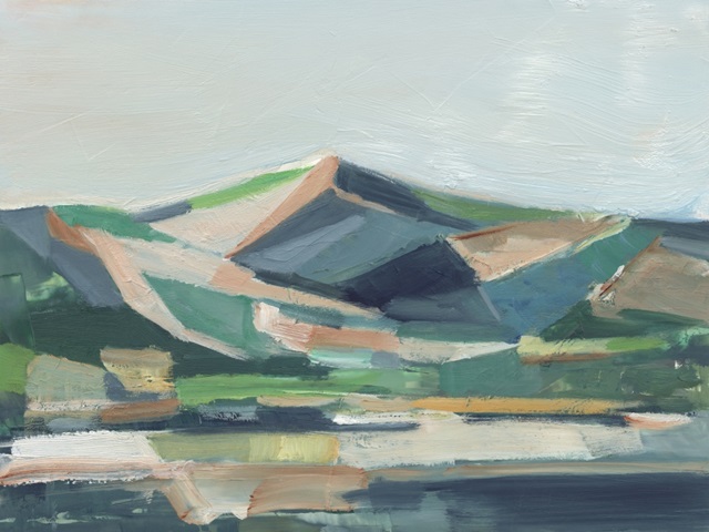 Cubist Mountain Range I