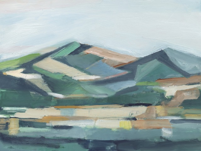 Cubist Mountain Range II