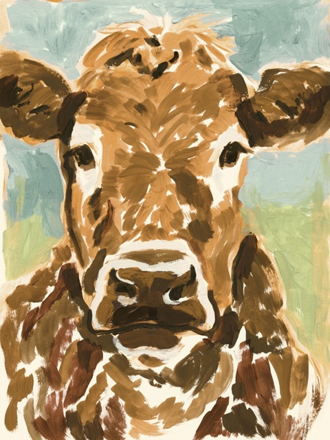 Brown Cow Portrait I
