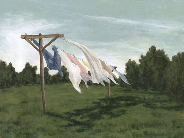 Vintage Clothesline I