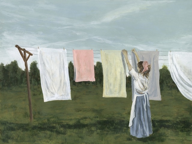 Vintage Clothesline II