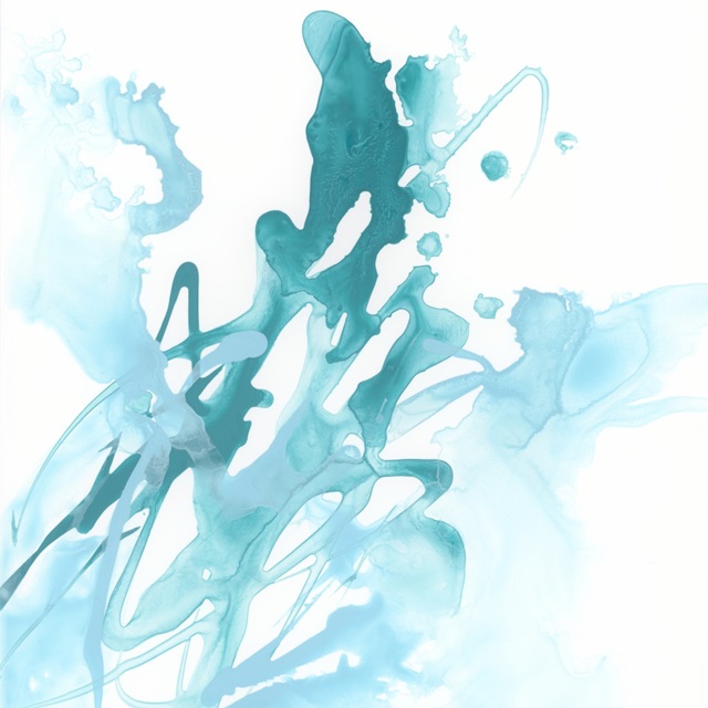 Cerulean Aqua Splash I