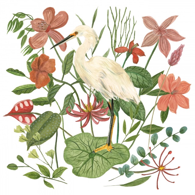 Blooming Egret II