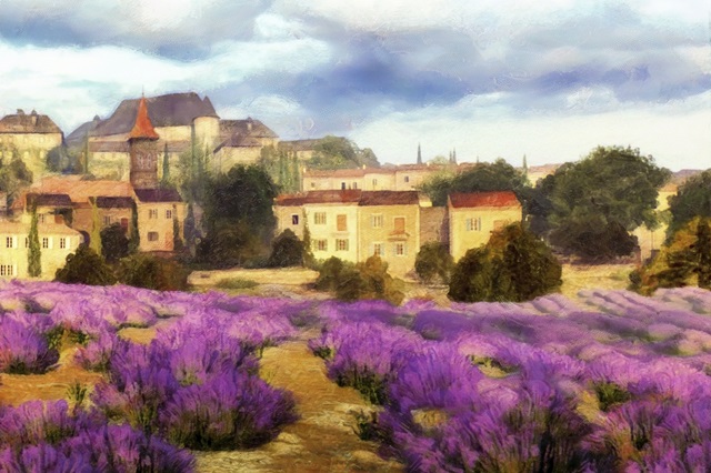 Provence's Lavender Fields I